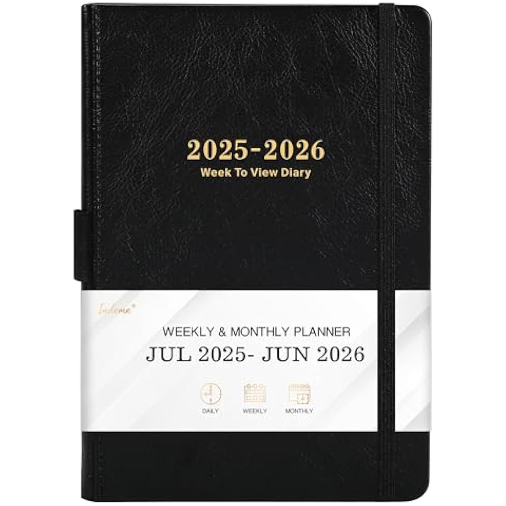 Academic Diary 2025-2026 | A5 Week to View Faux Leather