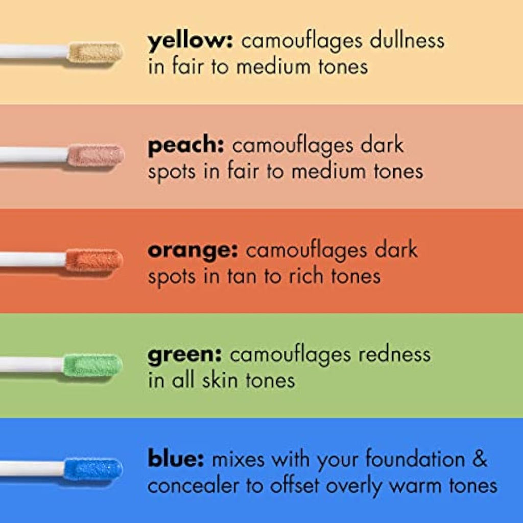 e.l.f. Camo Colour Corrector – Hydrating Full Coverage Makeup, Green