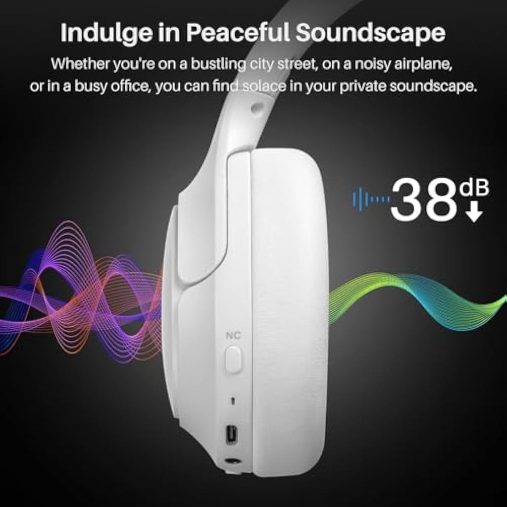 TOZO HT2 Hybrid Active Noise Cancelling Over Ear Wireless Headphones