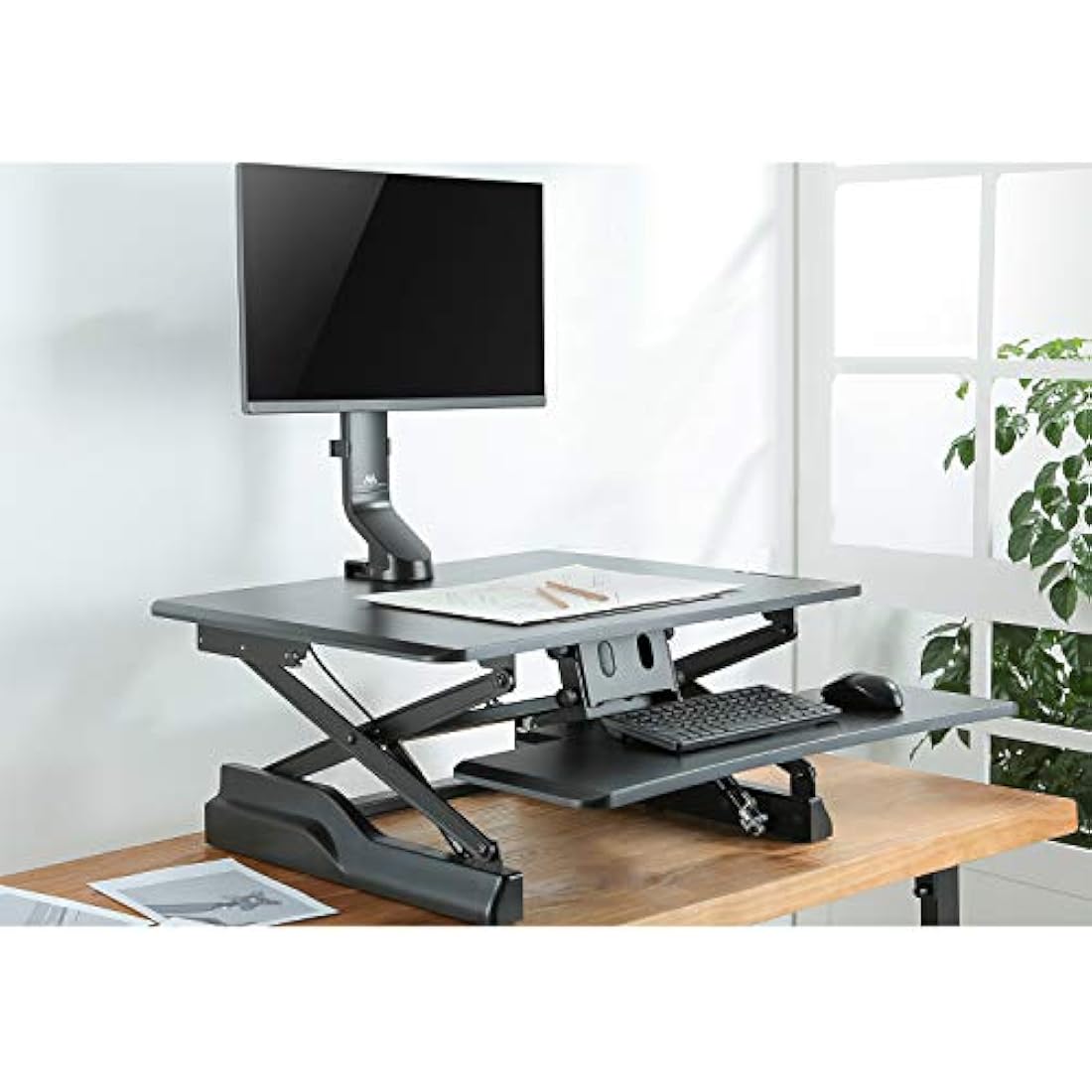 Maclean MC-853 Monitor Desk Mount | 17-32" VESA Adjustable Stand