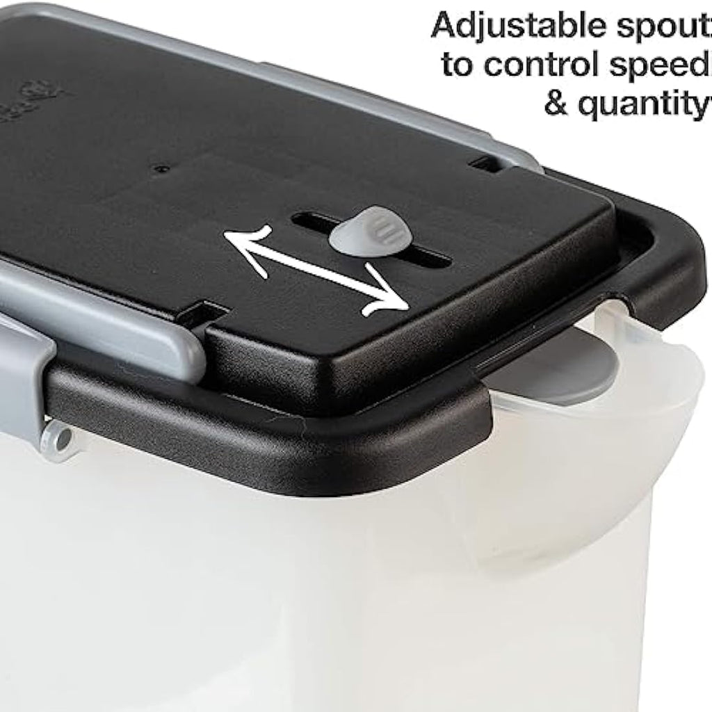 PetFusion Portable Pet Food Container – 10kg Heavy Duty Bin with Wheels