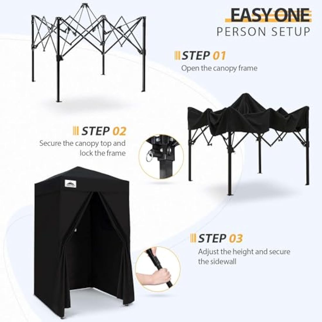 EAGLE PEAK Pop Up Changing Room – Portable Privacy Tent for Camping