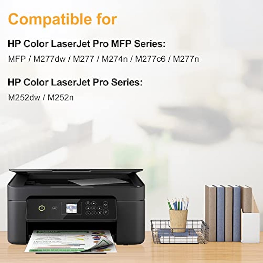 LeciRoba 201X CF400X Toner Cartridges for HP Color LaserJet Pro M252 M277 | 5-Pack