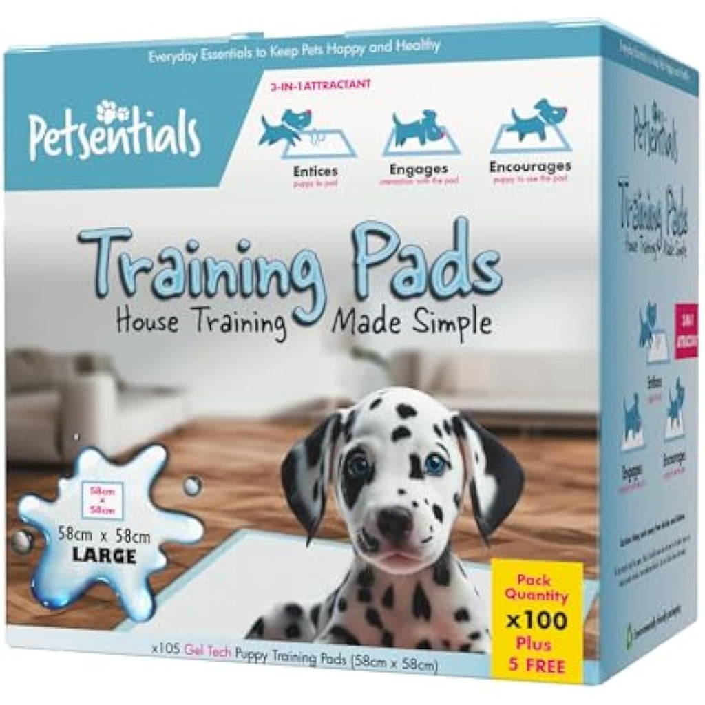 Jolof Store Leakproof Puppy Training Pads - Quick Dry Dog Mats (105 Pack)