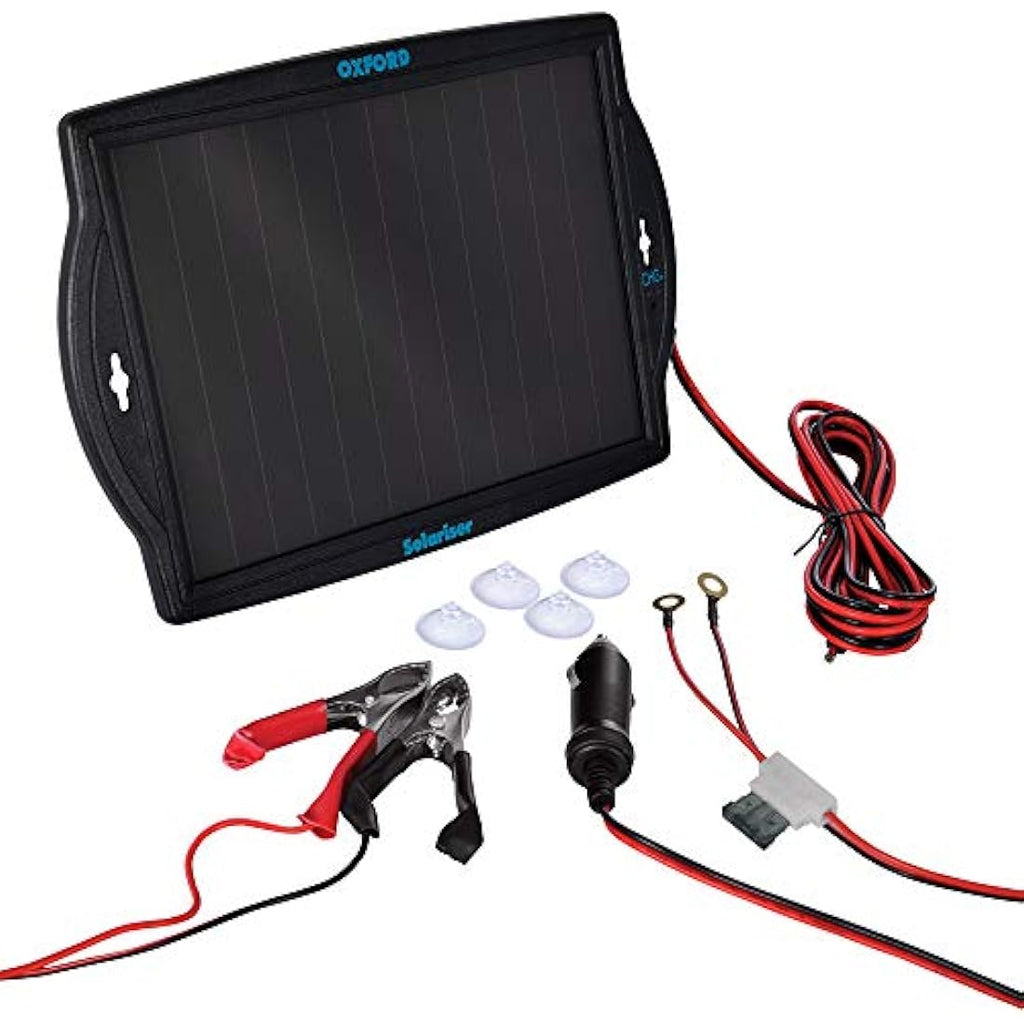 Oxford Solariser 12V Solar Battery Charger & Maintainer for Motorcycles