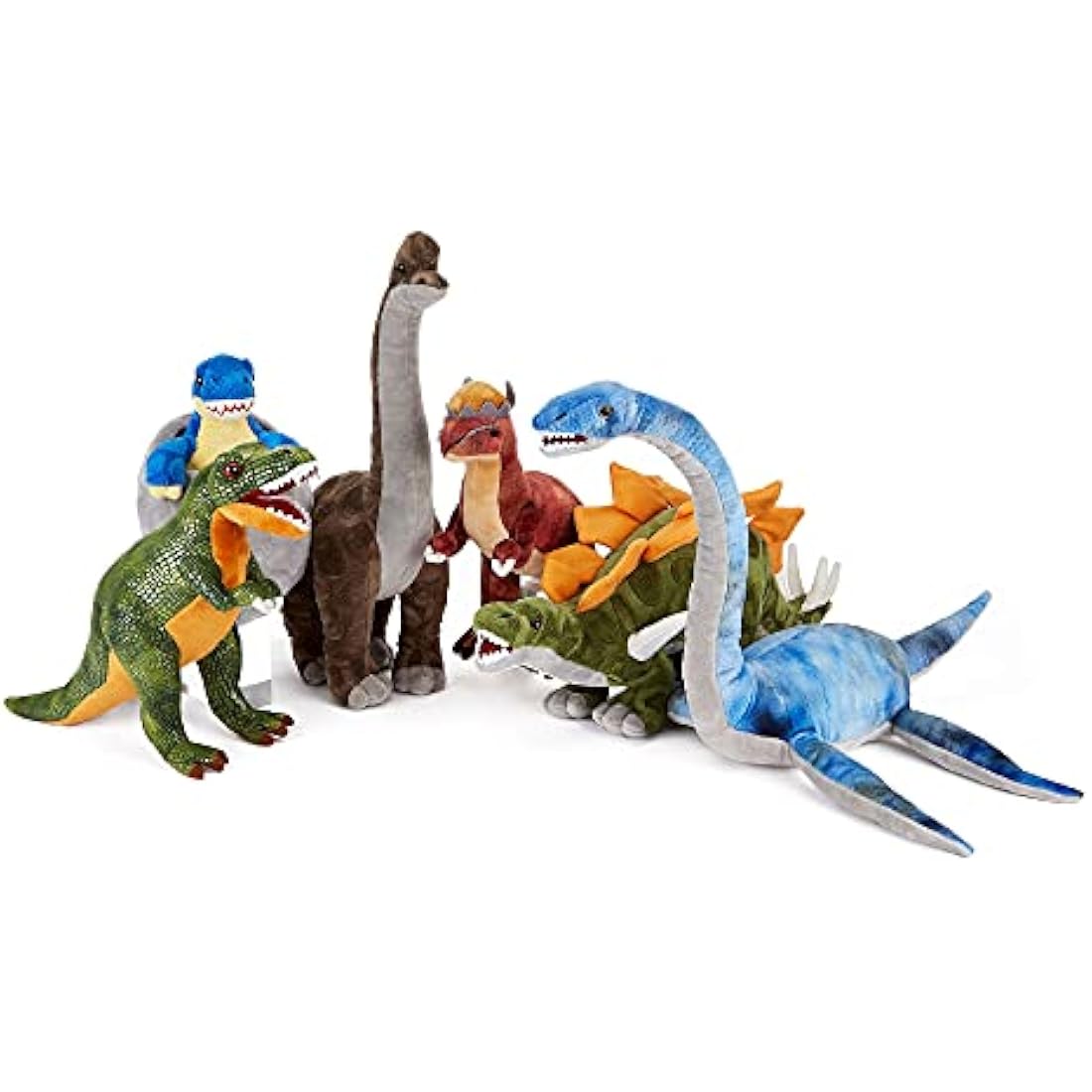 Zappi Co Plesiosaur Dinosaur Plush Toy – Soft Stuffed Animal (40cm)
