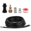 DERASL 30M High Pressure Washer Drain Hose Cleaning Kit for Karcher K2-K7