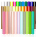 Vinyl Frog HTV Bundle – 35 Colors Heat Transfer Vinyl Sheets, 12" x 10"