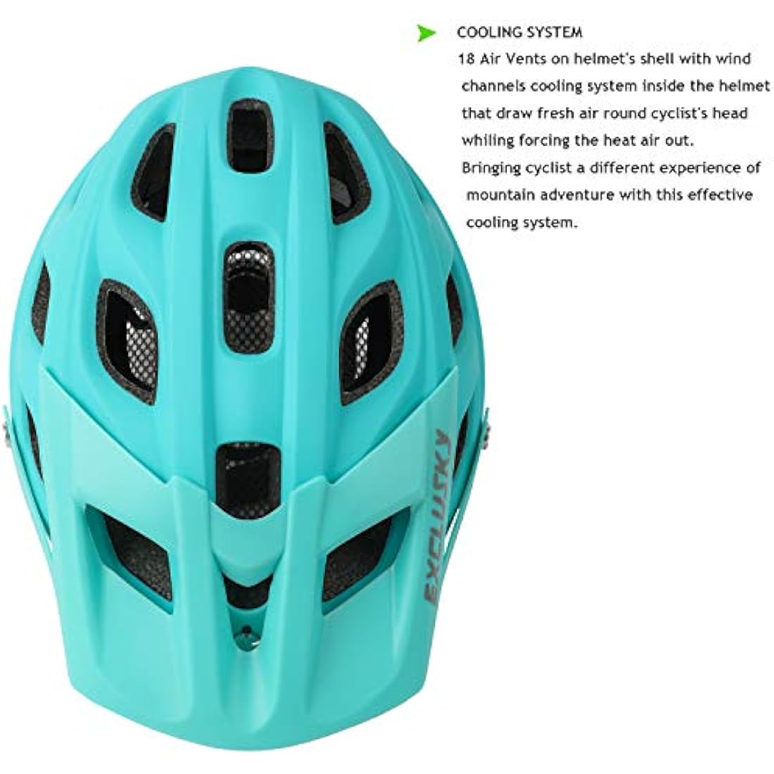 Exclusky MTB Helmet – Lightweight CPSC Certified Mountain Bike Helmet