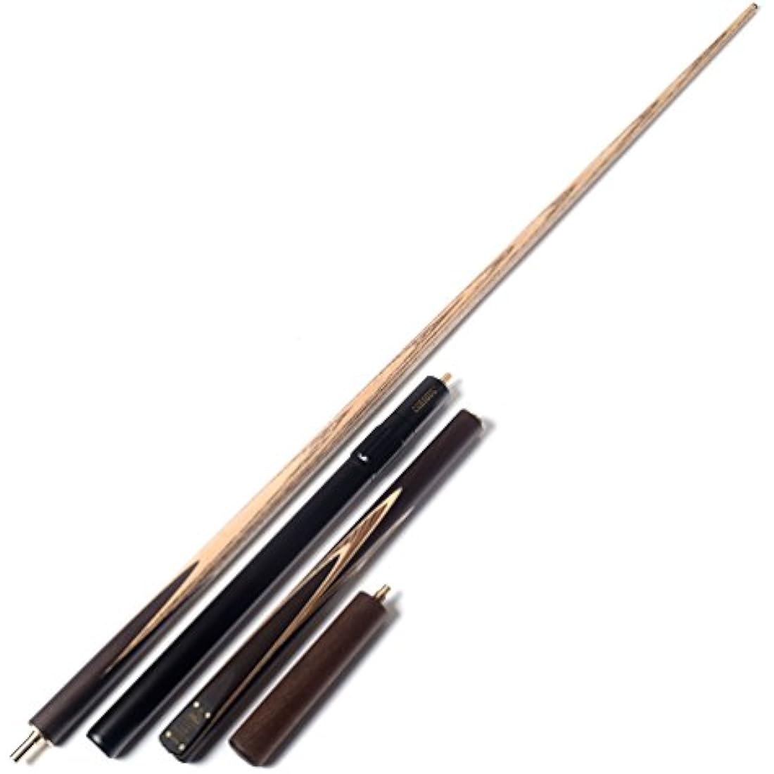 CUESOUL 57" Snooker Cue Set | 3/4 Jointed Ash Shaft with Aluminium Case