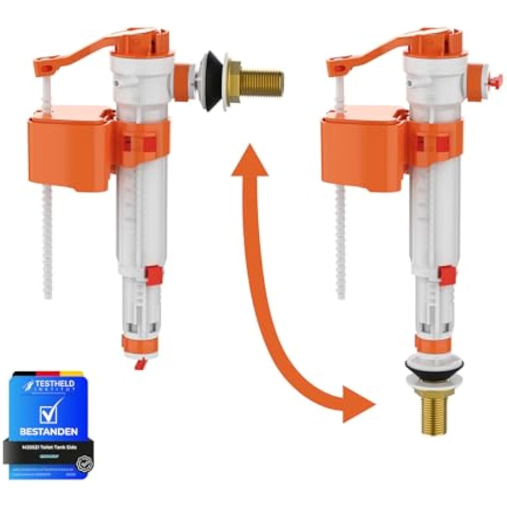 Ibergrif Adjustable Toilet Cistern Fill Valve | Bottom & Side Entry