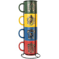 Grupo Erik Harry Potter Stacking Mugs Set of 4 - 300ml Ceramic Cups