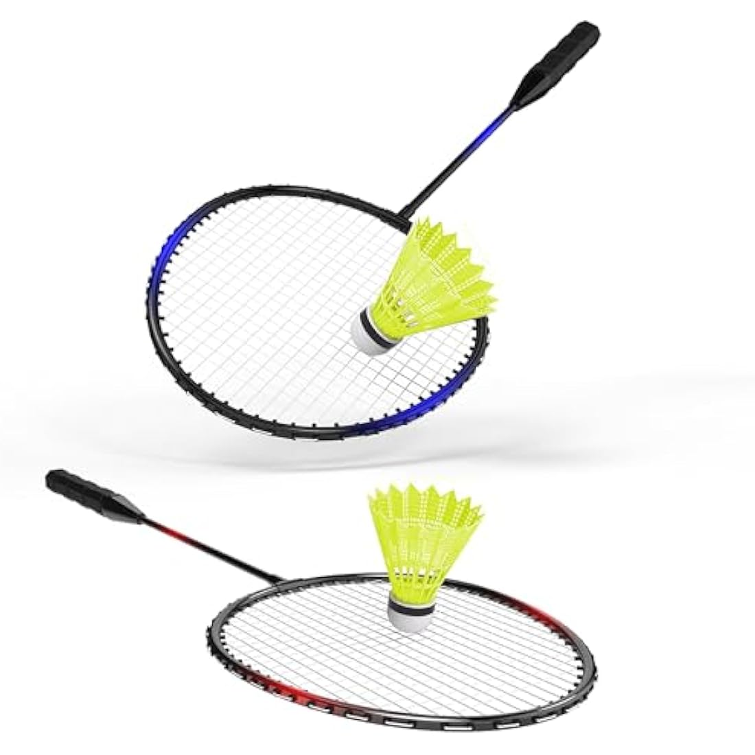 4-Player Badminton Racket Set with Shuttlecocks & Carry Bag