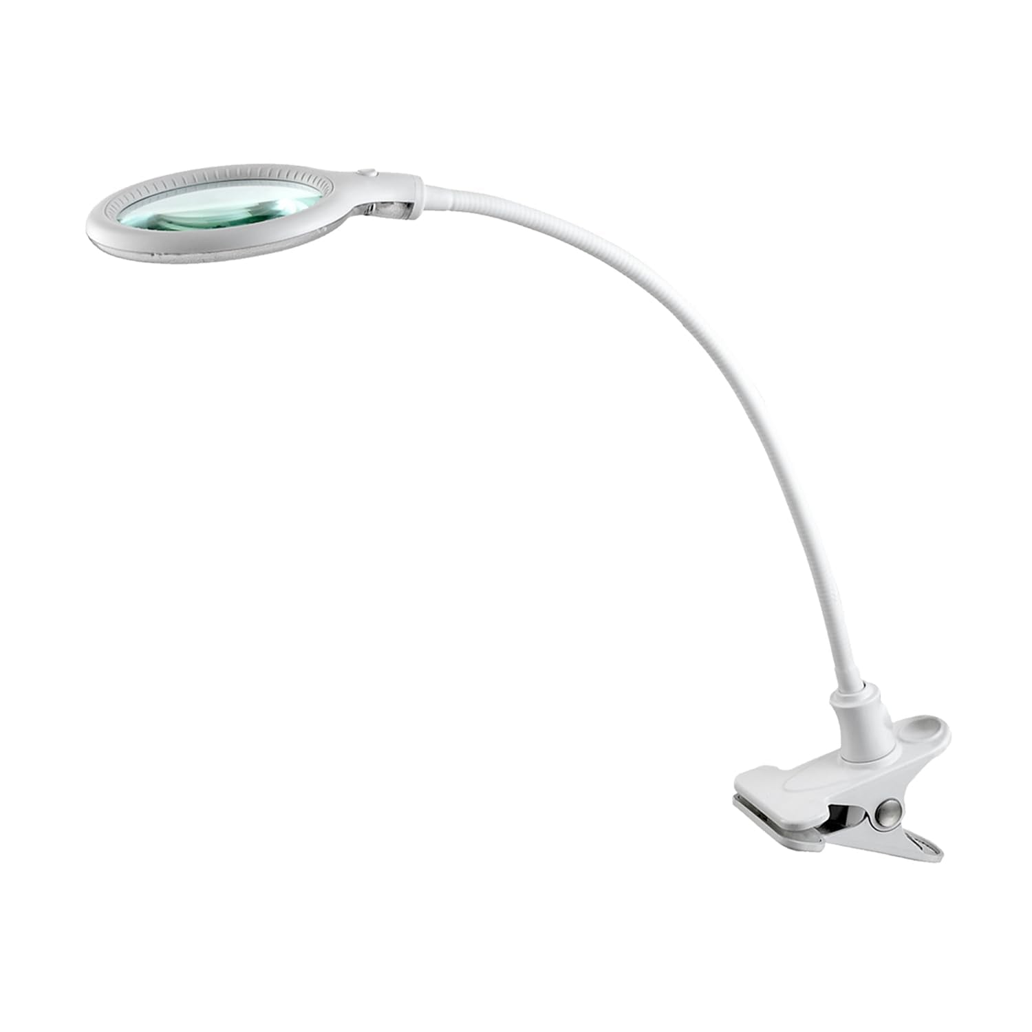 Lumeno 6805WS LED Magnifying Lamp | 5 Dioptres Glass Lens Clamp Light