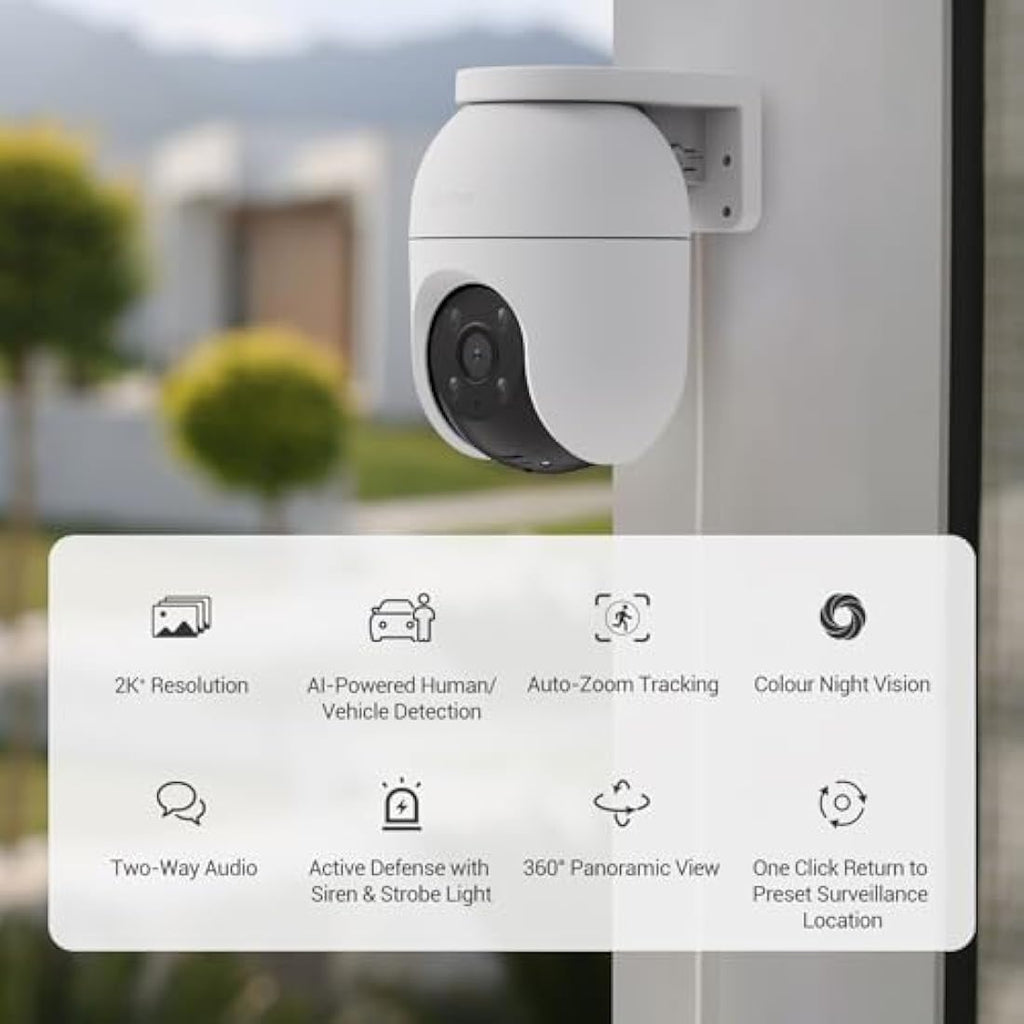 EZVIZ C8c 4MP Outdoor PTZ Security Camera | 2.5K Color Night Vision