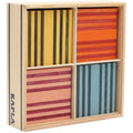 KAPLA Octocolor 100-Piece Wooden Construction Set – 8 Colors
