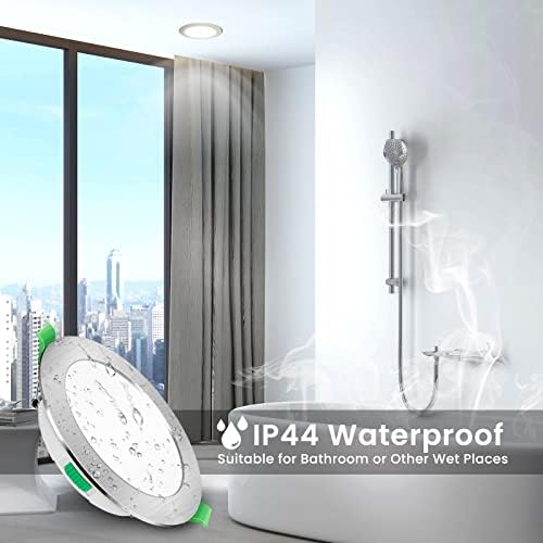 Jolof Store 7W LED Recessed Downlights | CCT Dimmable IP44 Slim - 12 Pack
