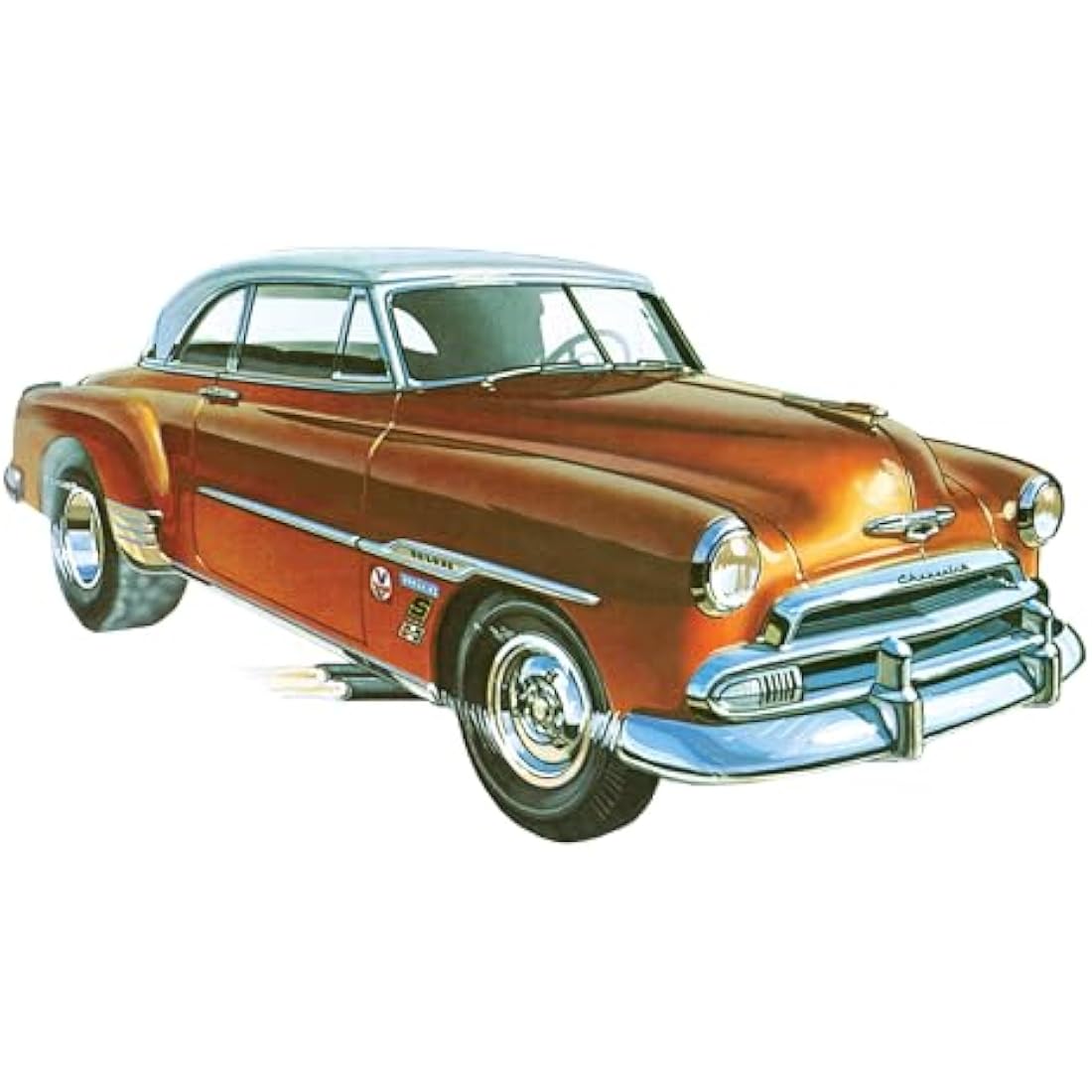 AMT 1951 Chevy Bel Air Model Kit – 1:25 Scale Plastic Classic Car