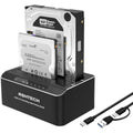 RSHTECH Dual Bay SATA HDD Docking Station | USB 3.0 Aluminum Offline Clone