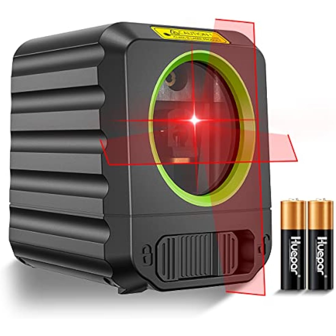 Huepar Self-Leveling Red Beam Cross Line Laser Level – IP54 Alignment Tool