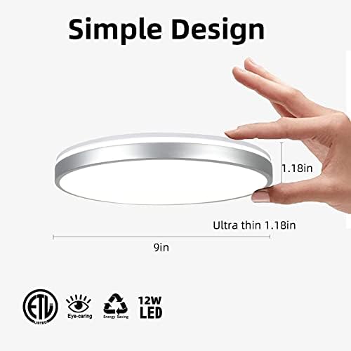 Horevo 24W LED Ceiling Light | Dimmable RGB with Bluetooth Speaker
