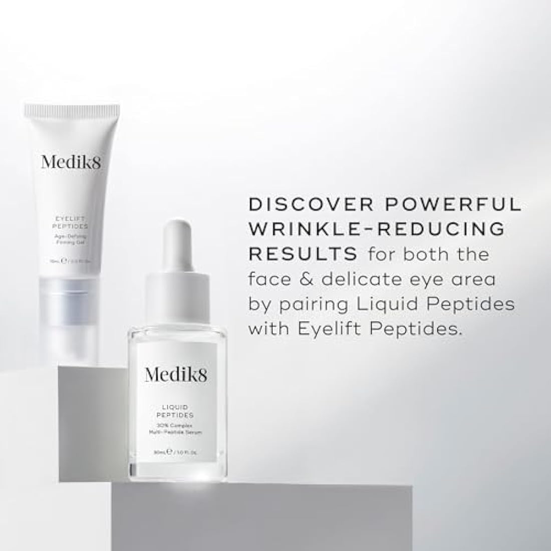 Medik8 Liquid Peptides – Age-Defying Firming Serum with Hyaluronic Acid