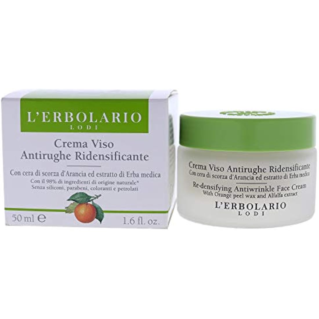 L'Erbolario Redensifying Anti-Wrinkle Face Cream with Alfalfa Extract