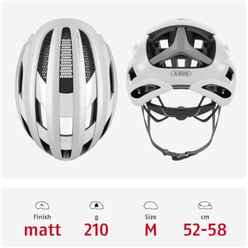 ABUS AirBreaker Road Bike Helmet – Lightweight Aerodynamic Cycling Gear