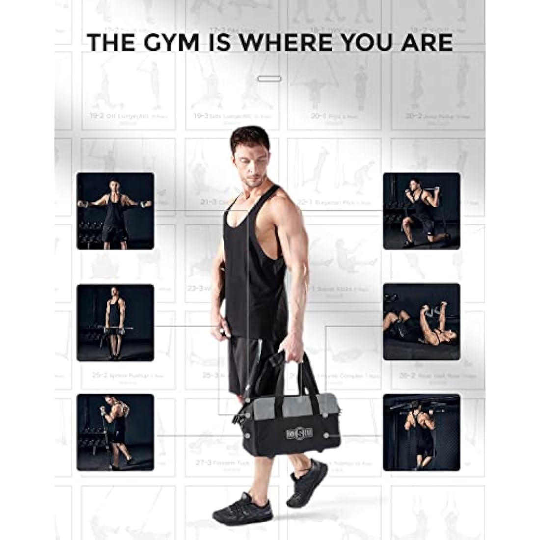 INNSTAR Portable Home Gym 5.0 – Resistance Band Strength Training Set