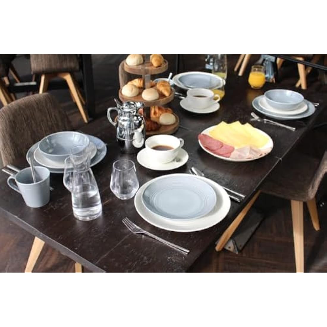 Royal Doulton Gordon Ramsay Maze White 12-Piece Stoneware Dinner Set