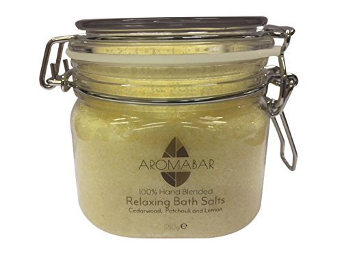 Mens Relaxing Bath Salts – Epsom & Dead Sea Salt Gift Jar 550g