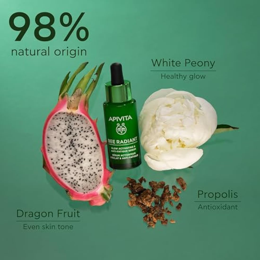 Apivita Bee Radiant Glow Activating Serum - Brightening Propolis 30ml