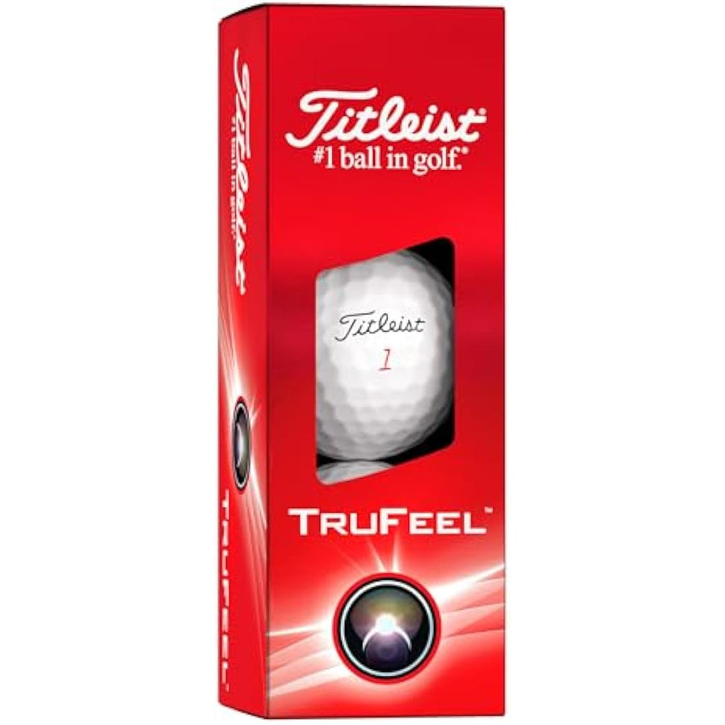 Titleist TruFeel Golf Balls | Ultra-Soft Feel Low Flight | 12-Ball Pack