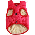 JoyDaog Fleece Lined Dog Jacket – Warm Windproof Winter Puppy Vest, Pink