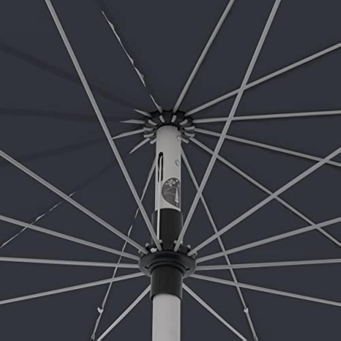 Asia Look 250cm Aluminium Crank Parasol – Anthracite