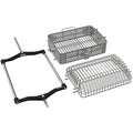 Kamado Joe JoeTisserie Basket Kit – Non-Stick Flat & Tumbler Baskets