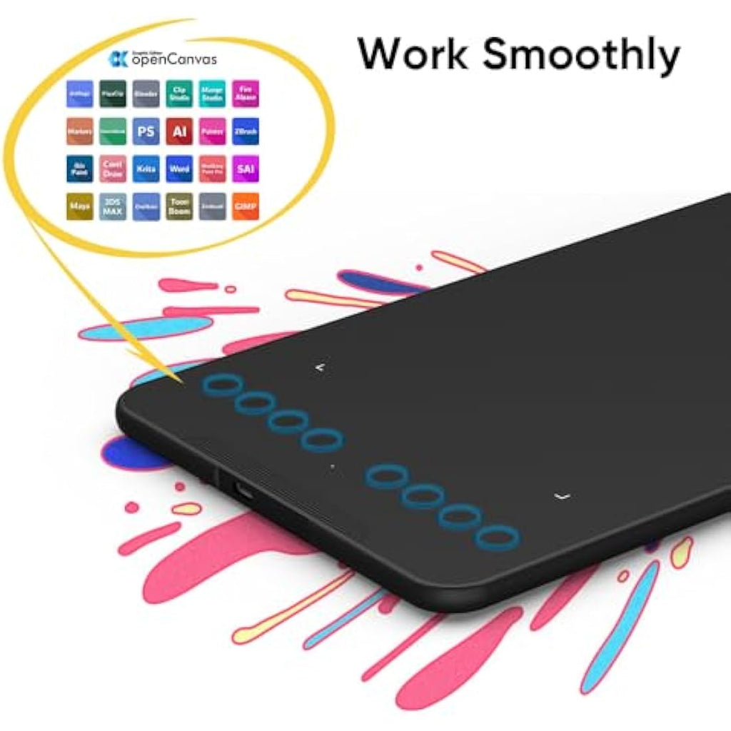 XPPen Deco mini7 V2 Graphics Drawing Tablet | 16K Pressure Levels