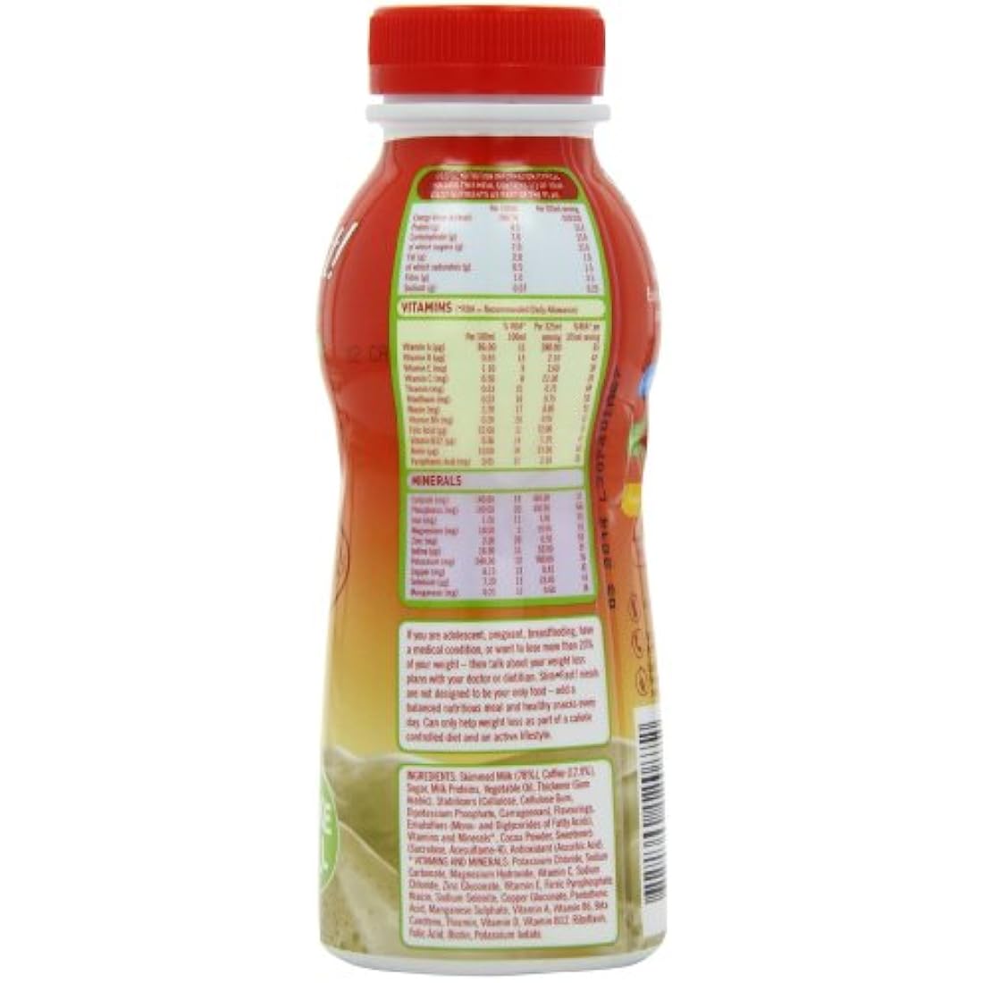 SlimFast Cafe Latte Meal Replacement Shake - 6 x 325ml Weight Loss Pack