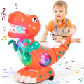 Jolof Store Musical Crawling Dinosaur Toy – Walking LED Dino for Toddlers