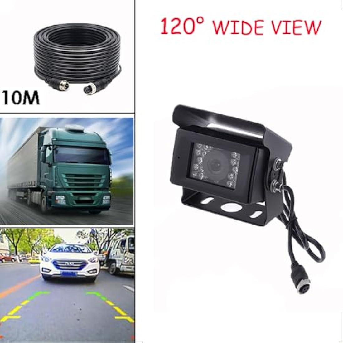 Backup Camera | IP68 Waterproof IR Night Vision for Trucks