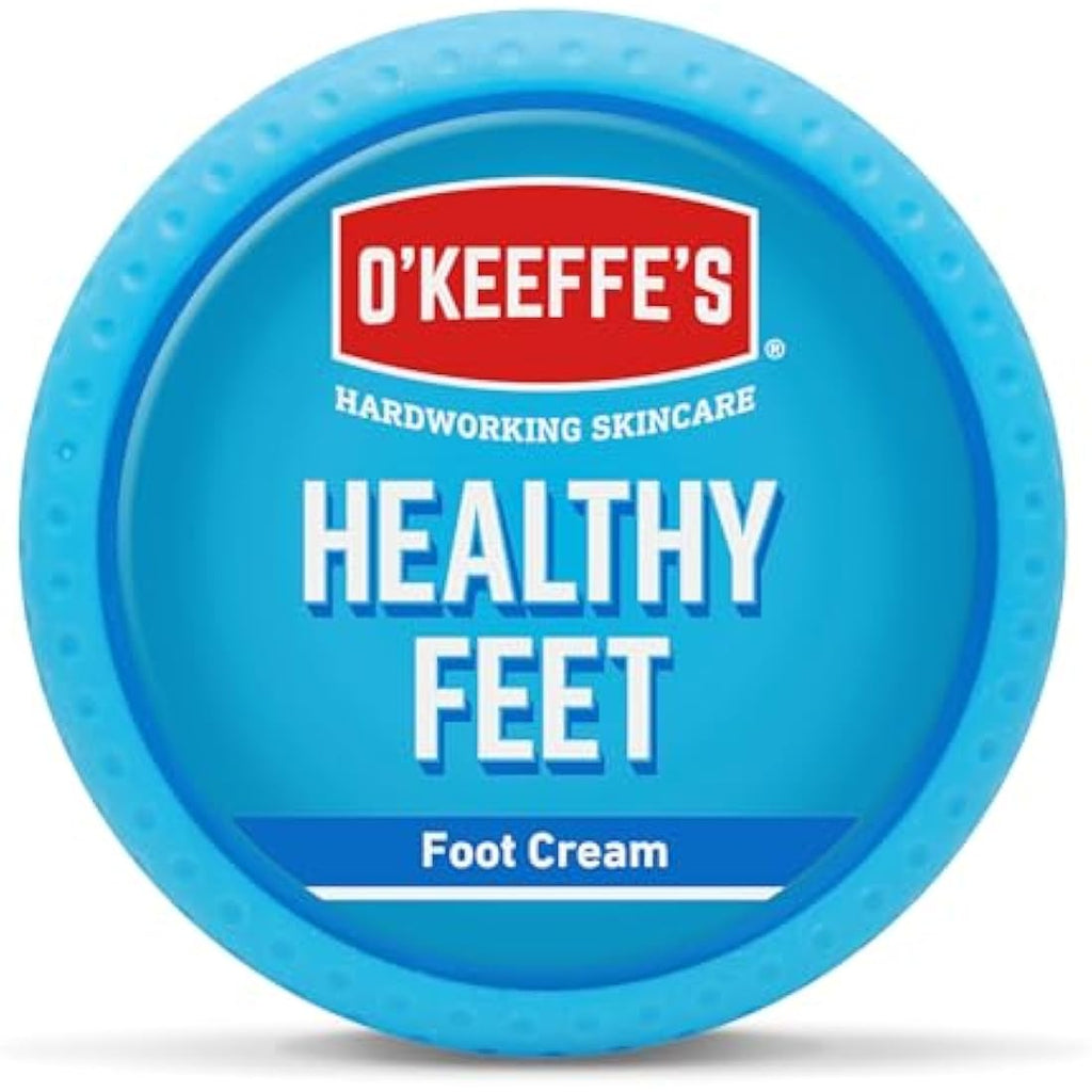O’Keeffe’s Healthy Feet Foot Cream for Cracked Heels, 91g Jar - 6 Pack
