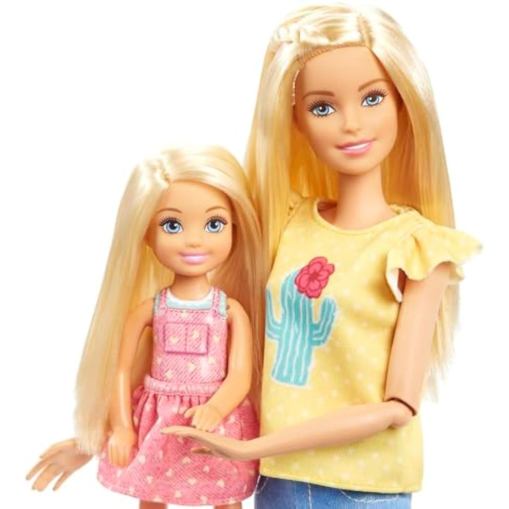 Barbie Hugs 'n Horses Playset with 2 Dolls, 2 Horses and 15+ Accessories