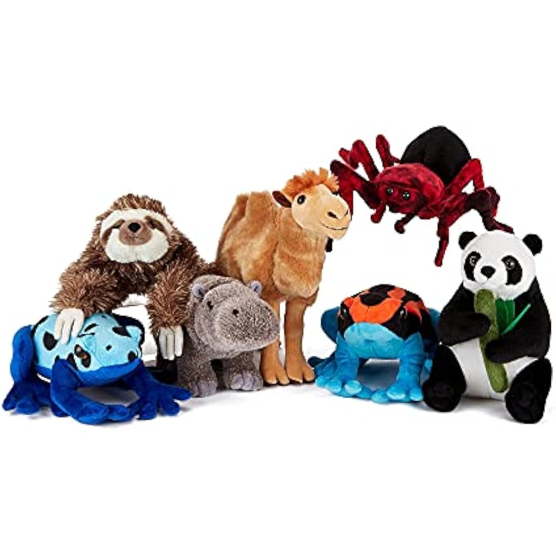 Zappi Co Bactrian Camel Plush Toy – 25cm Soft Stuffed Safari Animal