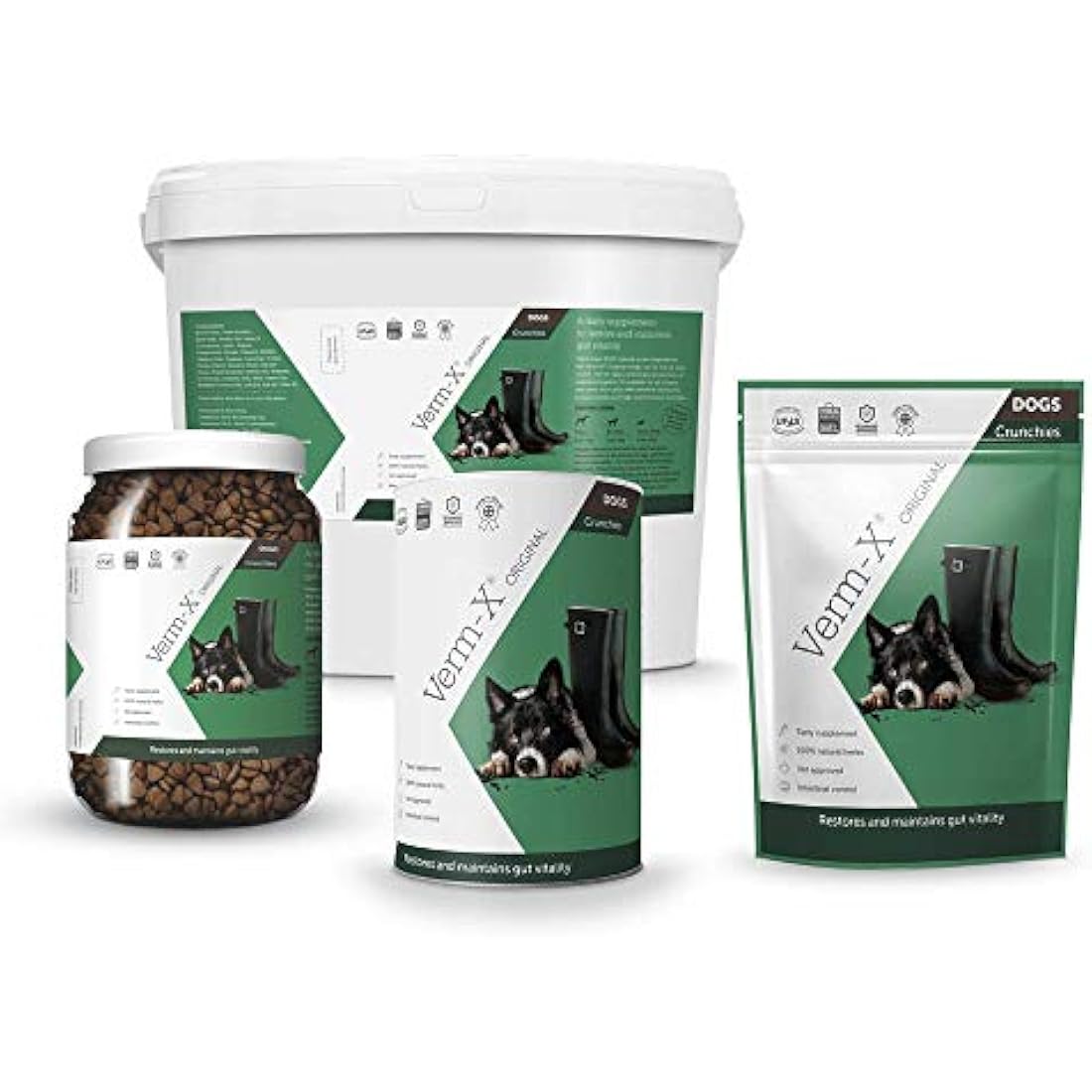 Verm-X Natural Dog Treats | Herbal Intestinal Hygiene & Gut Support
