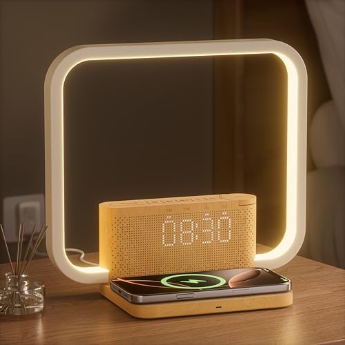 Blonbar Sunrise Alarm Clock | Bedside Lamp with 10W Wireless Charging