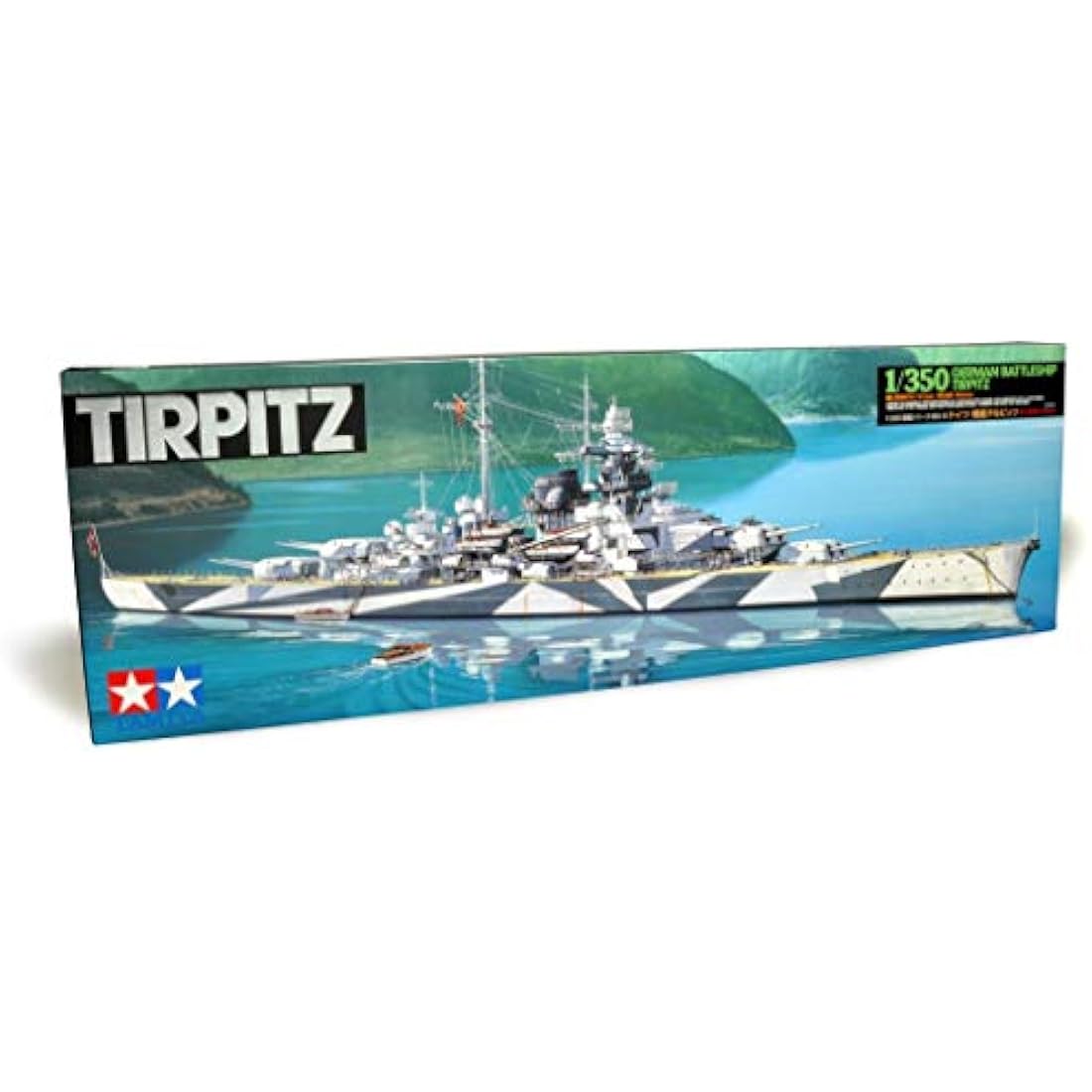 Tamiya Tirpitz Scale Model Kit – 1/350 Plastic Battleship Model