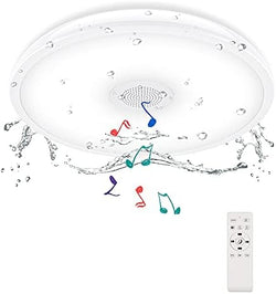 RGB Bathroom Ceiling Light with Bluetooth Speaker – IP65 18W