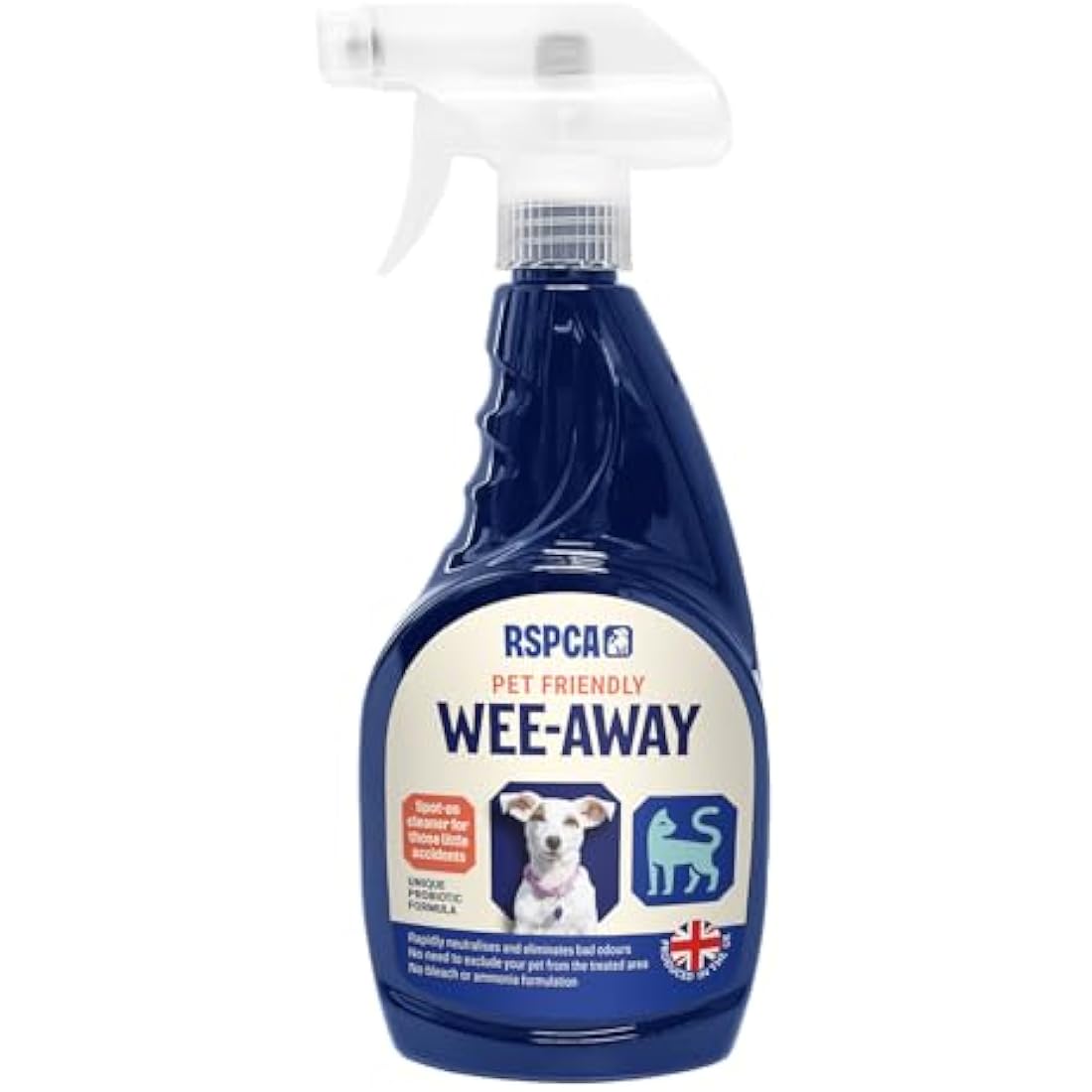 RSPCA Probiotic Pet Stain and Odour Remover - Wee Away 2 x 500ml