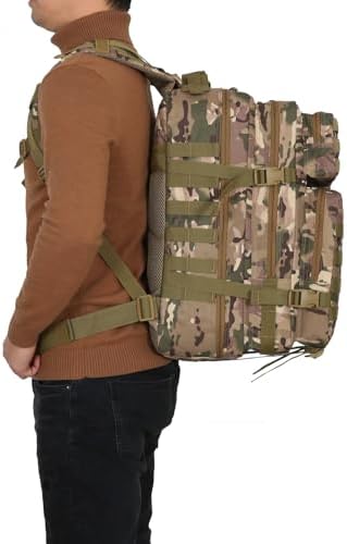 Doshwin 40L Military Tactical Backpack | Molle Camo Hiking Rucksack