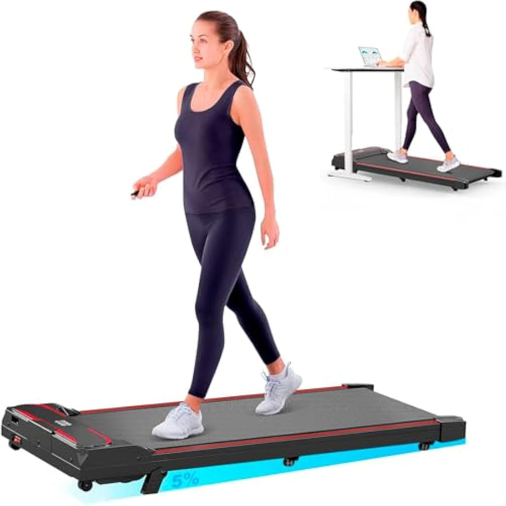 Jolof Store 3-in-1 Walking Pad with 5% Incline | Under Desk Treadmill